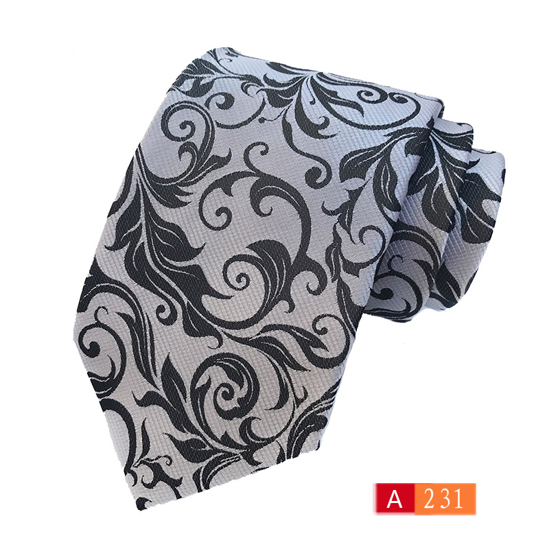 Hombres corbata de poliéster hilado teñido de tela de negocios desgaste a juego corbata fuente fabricante en stock al por mayor
