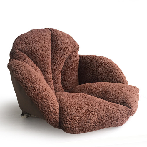 源头厂家毛绒保暖沙发坐垫加厚护腰靠垫榻榻米御寒办公室学生椅垫