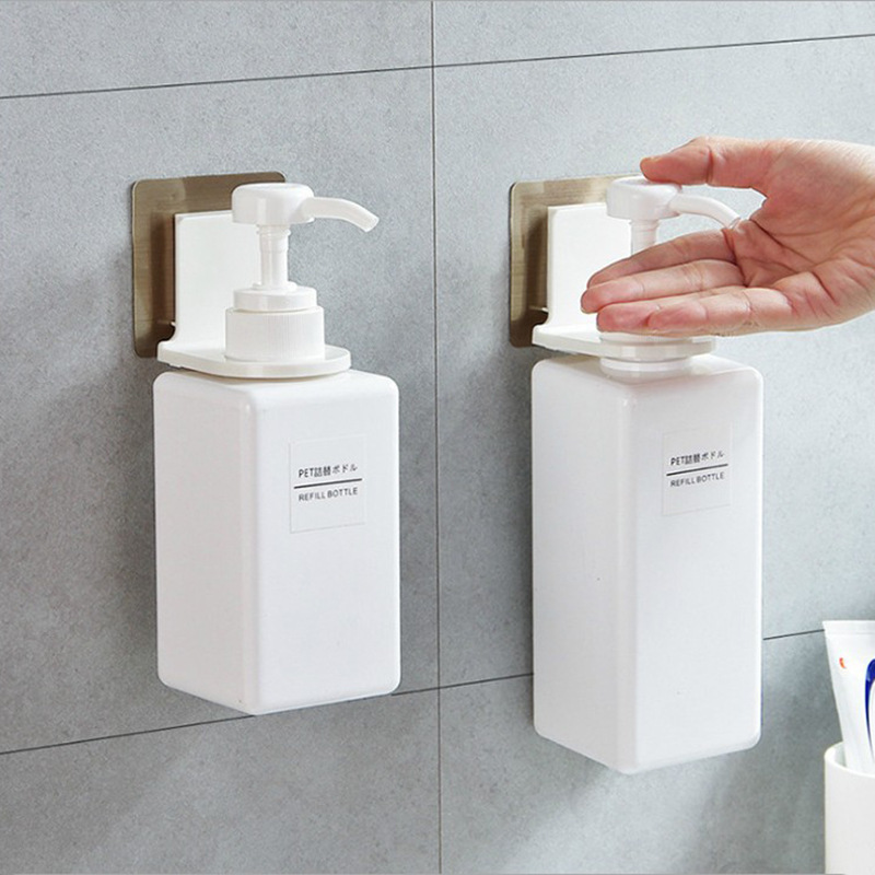 Wholesale hook Wall magic stick shower gel bottle hanger shampoo hand sanitizer suction wall type factory seamless hook