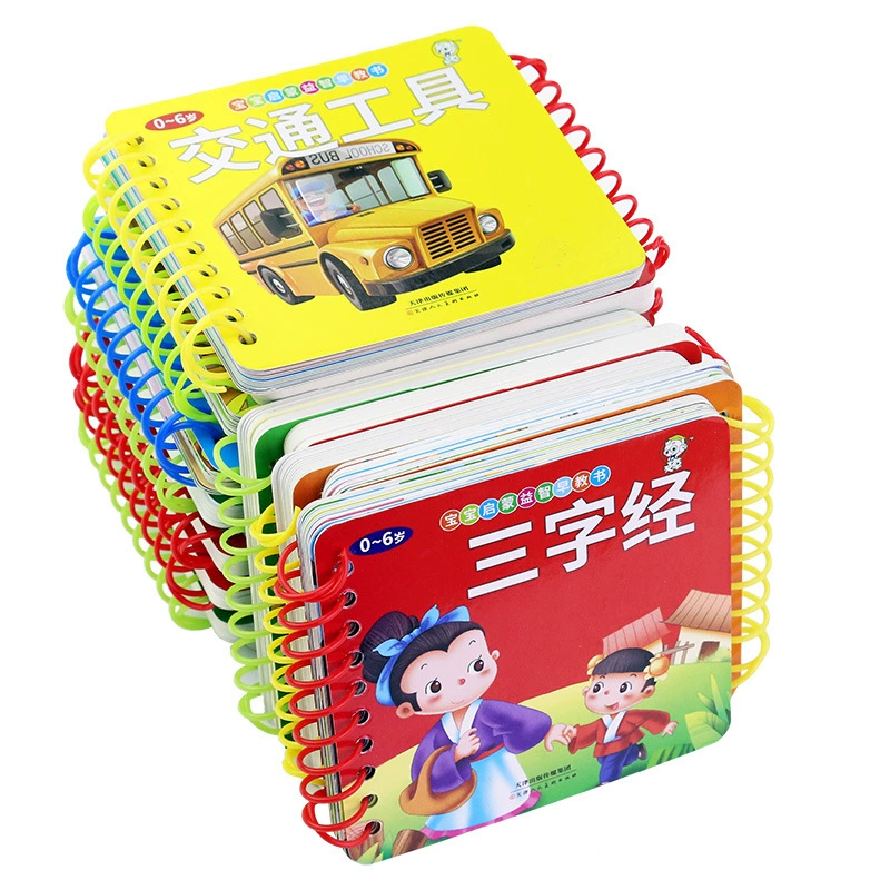 Детские карточки, подлинный флепбук (flip book), обучающие материалы для малыша, грамотность, раннее развитие, оптом, 0–3 года
