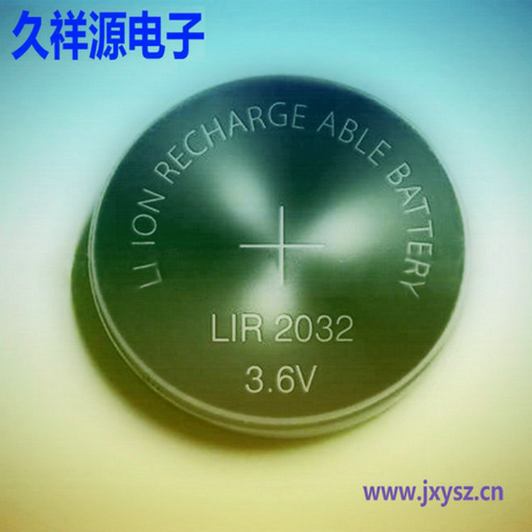 锂离子电池LIR2032中性45mAh3.7V充电纽扣电池