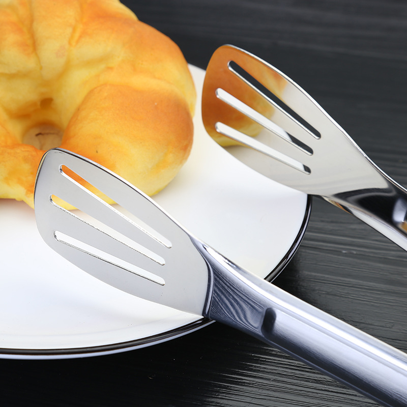 304 clip de comida de acero inoxidable clip de pan clip de barbacoa clip de comida clip de filete clip de tres hilos engrosado puede ser logotipo personalizado