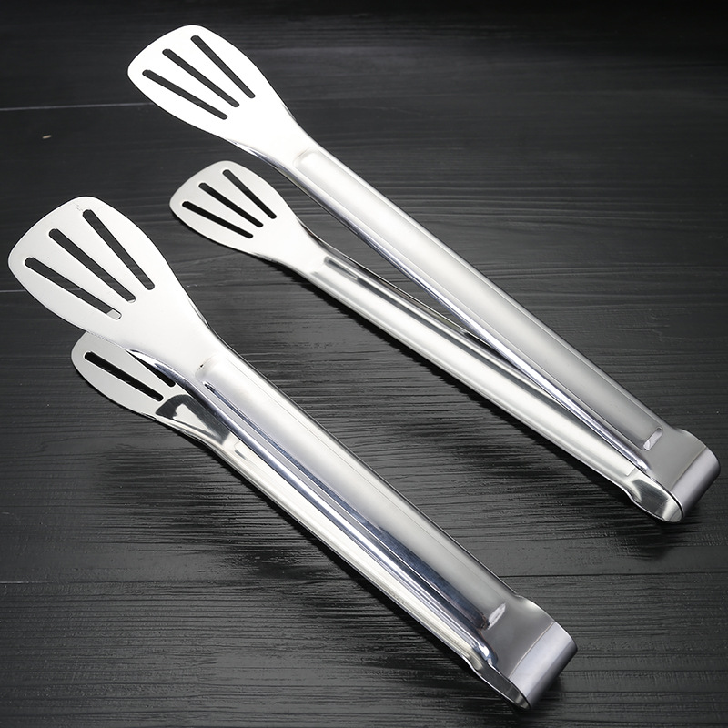 304 clip de comida de acero inoxidable clip de pan clip de barbacoa clip de comida clip de filete clip de tres hilos engrosado puede ser logotipo personalizado