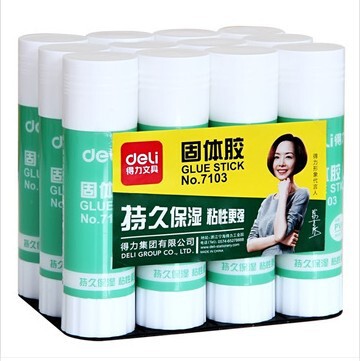 Deli 7103 solid glue 36g large solid glue glue stick good stickiness solid glue