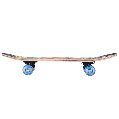 Skateboard for Kids - 4-Wheel Maple Skateboard for Teens - Unisex Dual-Sided Cartoon Skateboard - Model 2406