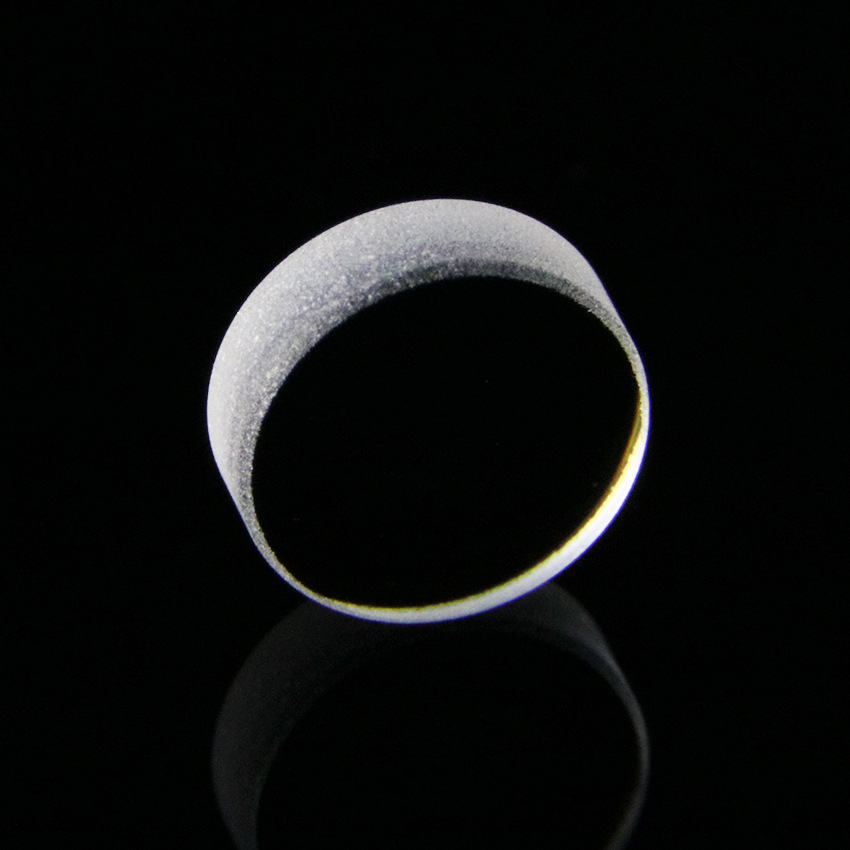 材质D-ZK3边缘厚1.38mm中心厚2mm焦距10mm非球面玻璃透镜