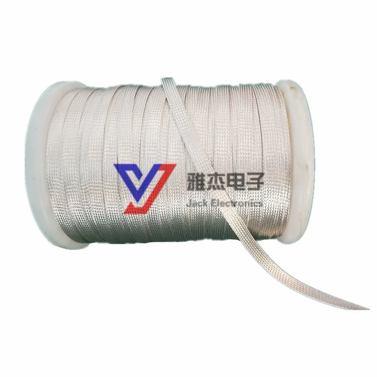 Large -current silver -plated woven belt soft connection multi -layer silver -plated copper -plated wound conductive band