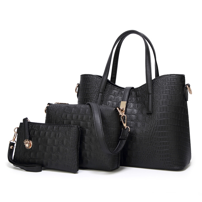 2026 Women's Handbags New Style Women's Bags European and American Fashion Trends Women's Shoulder Bags Crocodile Pattern Handbags Mother-Daughter Bags 2026 Women's Handbags New Style Women's Bags European and American Fashion Trends Women's Shoulder Bags Crocodile Pattern Handbags Mother-Daughter Bags