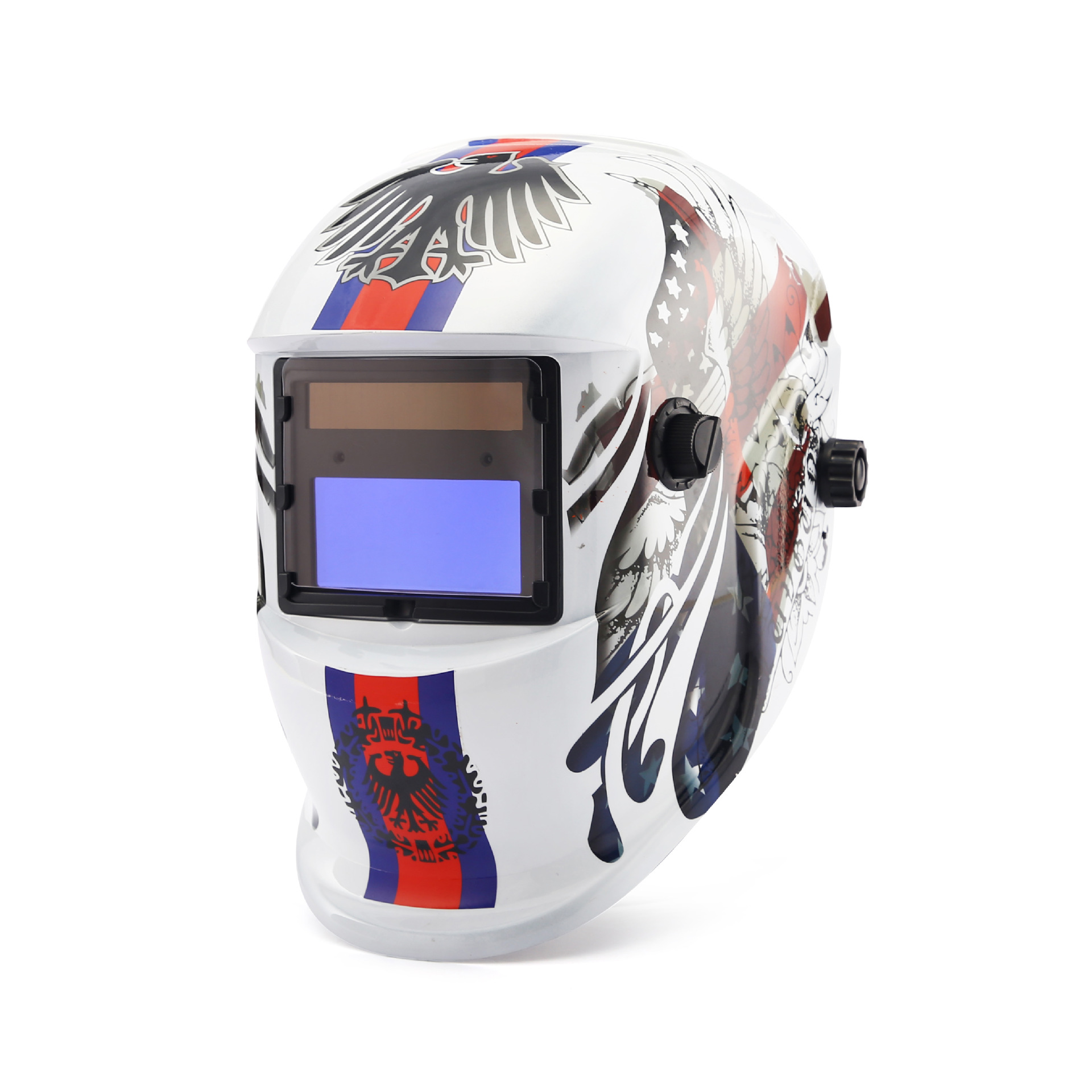 强光切割打磨焊帽焊工专用自动变光电焊面罩防护面罩ROSE-436E