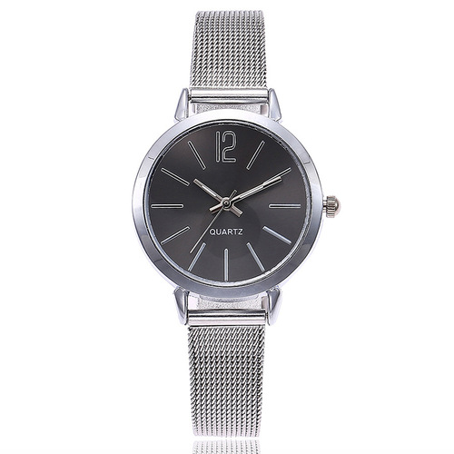 Small wholesale AliExpress new alloy fine mesh band simple ladies watch fashionable ladies quartz gift watch