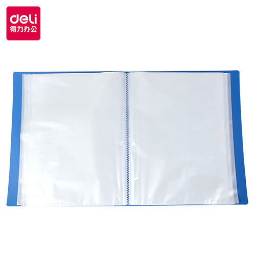 Deli 33600 series information book 100 pages A4 multi-function paging folder collection album picture folder 1 multiple specifications