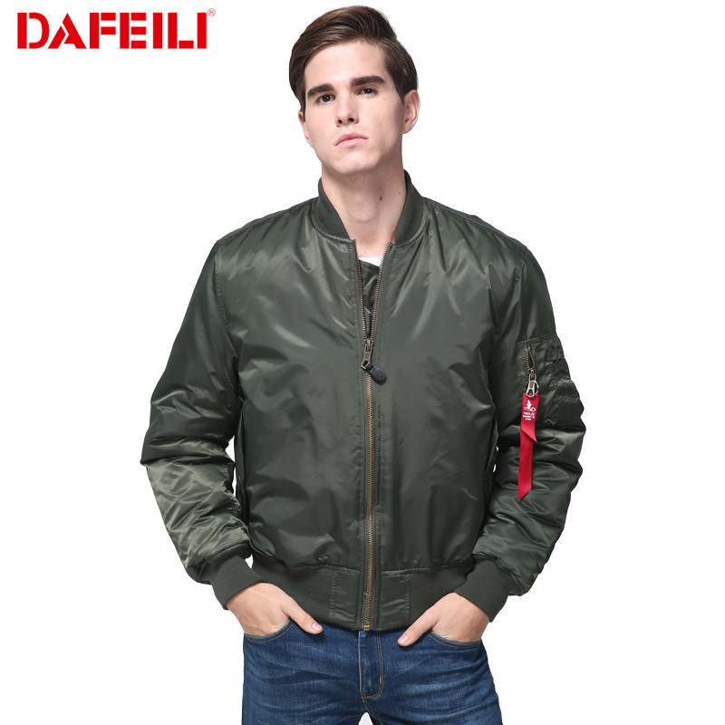 DAFELI genuine goods MA-1 American air force pilot jacket baseball jacket cotton-padded coat Winter Retro Hong Kong style Men DAFELI genuine goods MA-1 American air force pilot jacket baseball jacket cotton-padded coat Winter Retro Hong Kong style Men