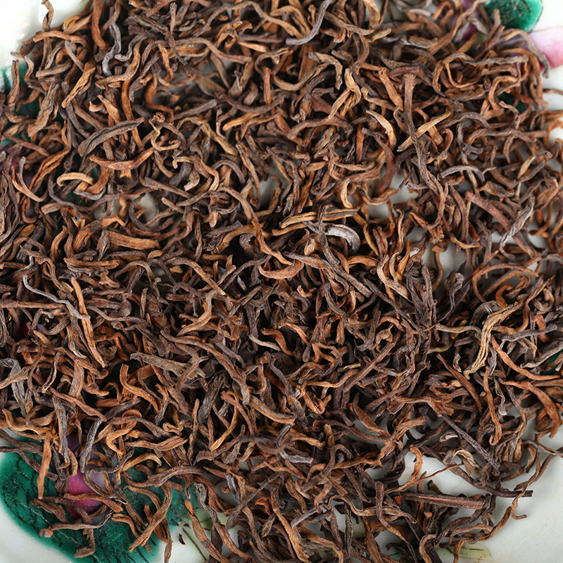 Wholesale Yunnan Pu'Er Tea Menghai Imperial Tea Emperor Golden Bud Ripe Tea 500g Loose Tea with Rich Aroma