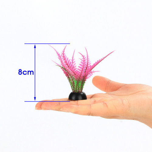 Factory direct sales wholesale fish tank sand table decoration plastic simulated aquatic plants fake flowers aquarium landscaping