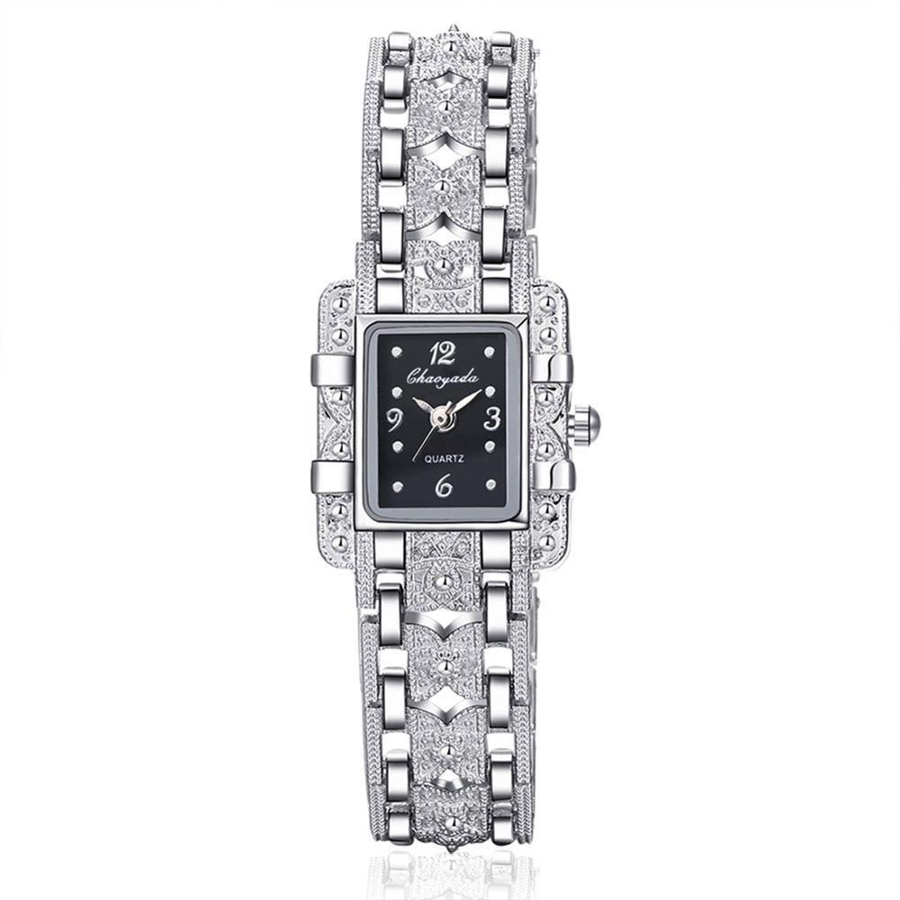 Reloj de moda coreana caliente pequeña mariposa cuadrada Aleación de diamantes reloj de cuarzo reloj de pulsera de mujer fábrica al por mayor