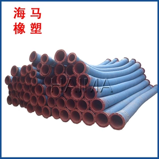 法兰式大口径橡胶管DN100-2000抗老化弯曲    大口径橡胶输水胶管