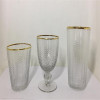 Pressing flower transparent glass whiskey cup white wine glass glass spirits glass transparent glass white embryo mosaic