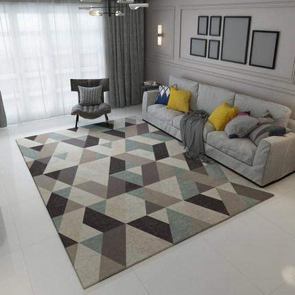 Nordic ins estilo sala de estar alfombra moderna minimalista elegante casa Mat dormitorio alfombra lavada mesa de té alfombra mat
