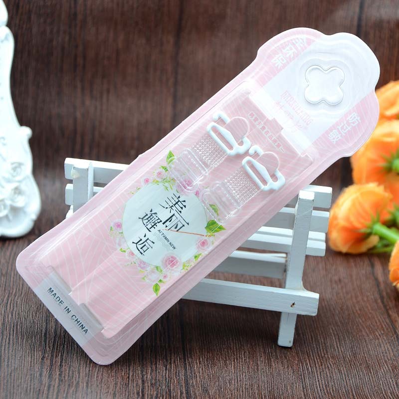 New underwear transparent shoulder strap invisible bra wide shoulder strap hardcover 1.2 and 1.5cm transparent belt factory wholesale