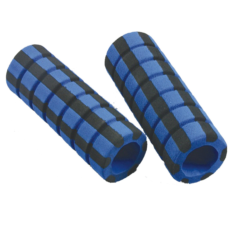 厂家大量供应NBR橡塑发泡海绵管  双色螺旋把手泡棉护套