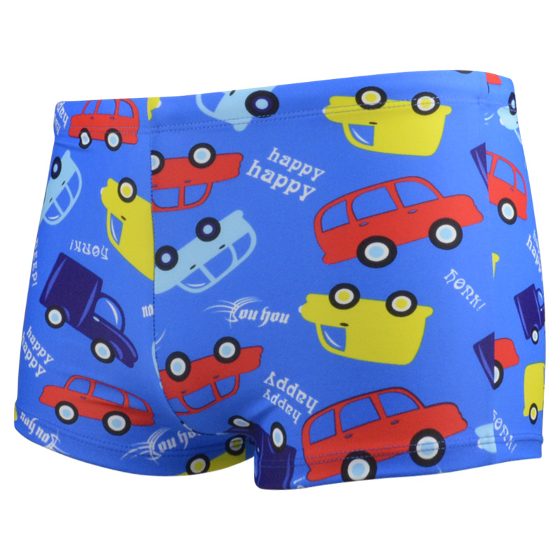 批发供应小中大童卡通儿童泳裤 男童游泳裤 弹力氨纶面料