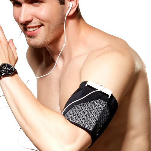 Factory Direct Sale Men and Women Running Elastic Phone Arm Bag Travel Phone Case Fitness Sports Outdoor Gear Wrist Bag