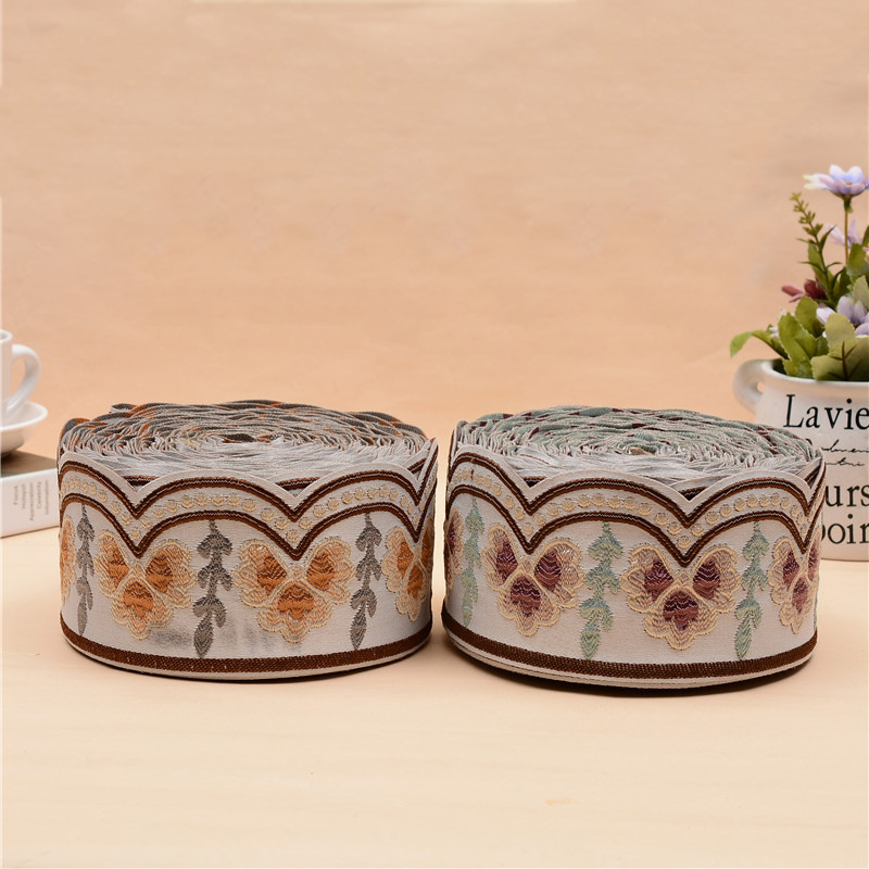 厂家直销供应批发欧式帘头提花边装饰花边高精密窗帘辅料批发