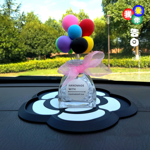 Car decoration, new car accessory, crystal confession balloon, can hold perfume, freely customizable