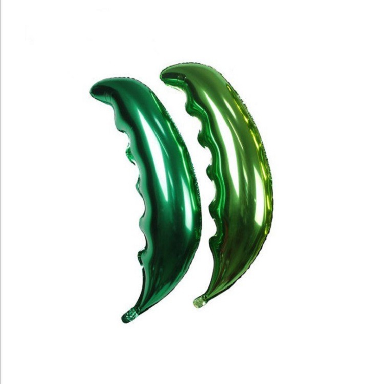 Globo de hoja de coco de película de aluminio de 36 pulgadas globo de papel de aluminio decoración de cumpleaños decoración de la boda globo de hoja de coco globo