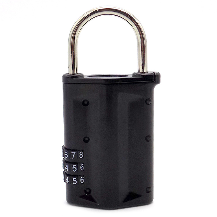 Material de construcción portátil de decoración del hogar aleación de zinc caja de llaves contraseña llave interior cerradura antirrobo de seguridad auditorio