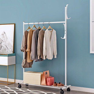 Solno coat rack floor bedroom hanger simple clothes rack household economical hanger rack