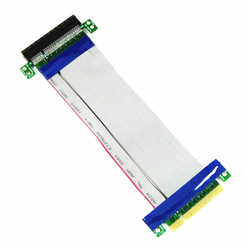 8X PCI-E延长线 PCI-E 8X延长线 PCI-E 8X增高卡 X8延长线 19厘米