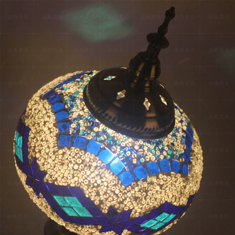 Mosaic, table lamp, decorations for bedroom, lights