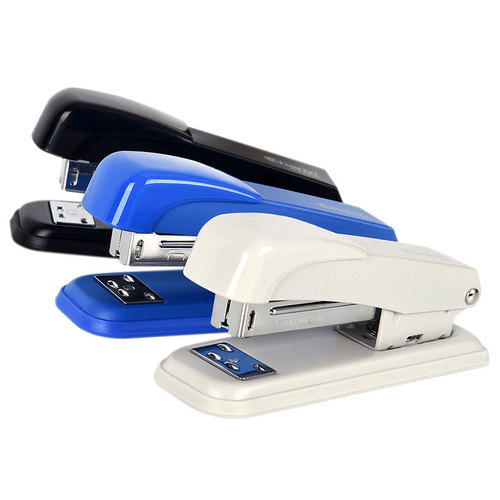 Chuangyi office supplies student stationery labor-saving mini stapler plastic portable handheld small stapler wholesale