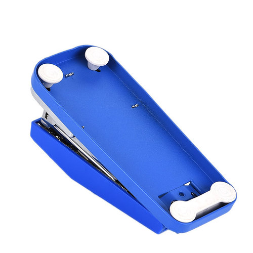 Chuangyi office supplies student stationery labor-saving mini stapler plastic portable handheld small stapler wholesale