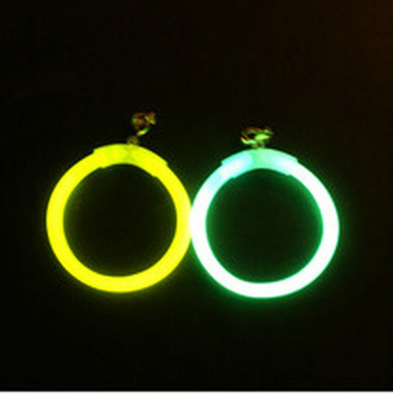 Desechables fluorescente palo pendientes luminosos de juguete puestos ventas noche mercado parada concierto actividad joyería