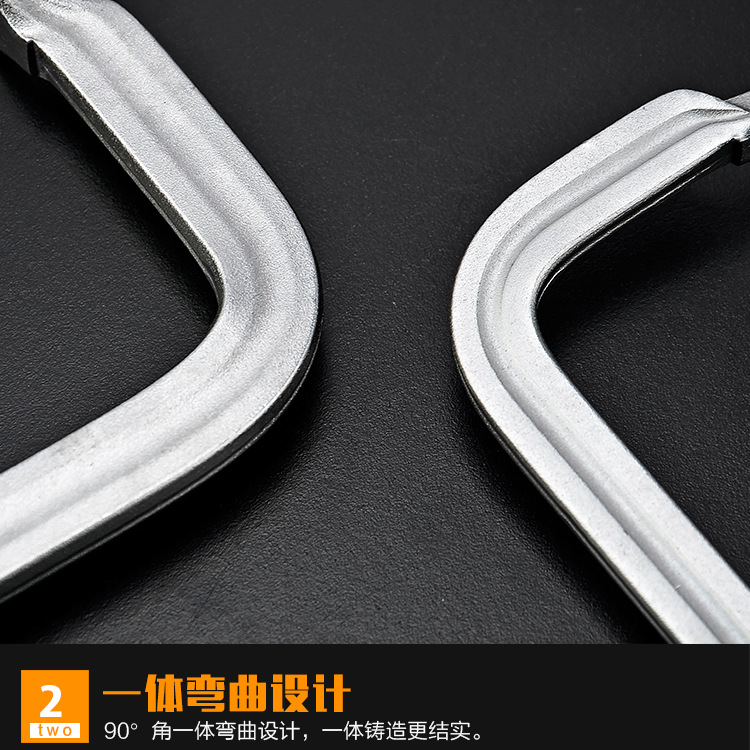 Gran cantidad de Youke marca de trinquete rápido F abrazadera resistente de acero forjado F abrazadera de carpintería abrazadera fija máquina herramienta accesorio