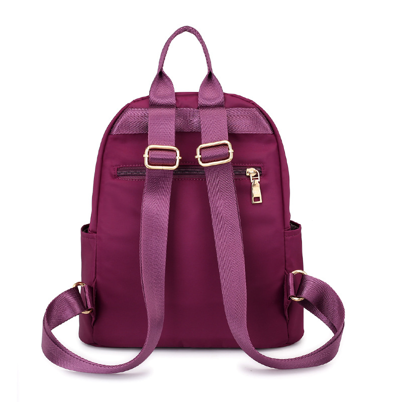 Mochila de moda de las mujeres de estilo coreano casual bolso de las mujeres estudiante bolsa de ordenador bolsa de tela de Oxford bolsa de momia Mochila pequeña de viaje