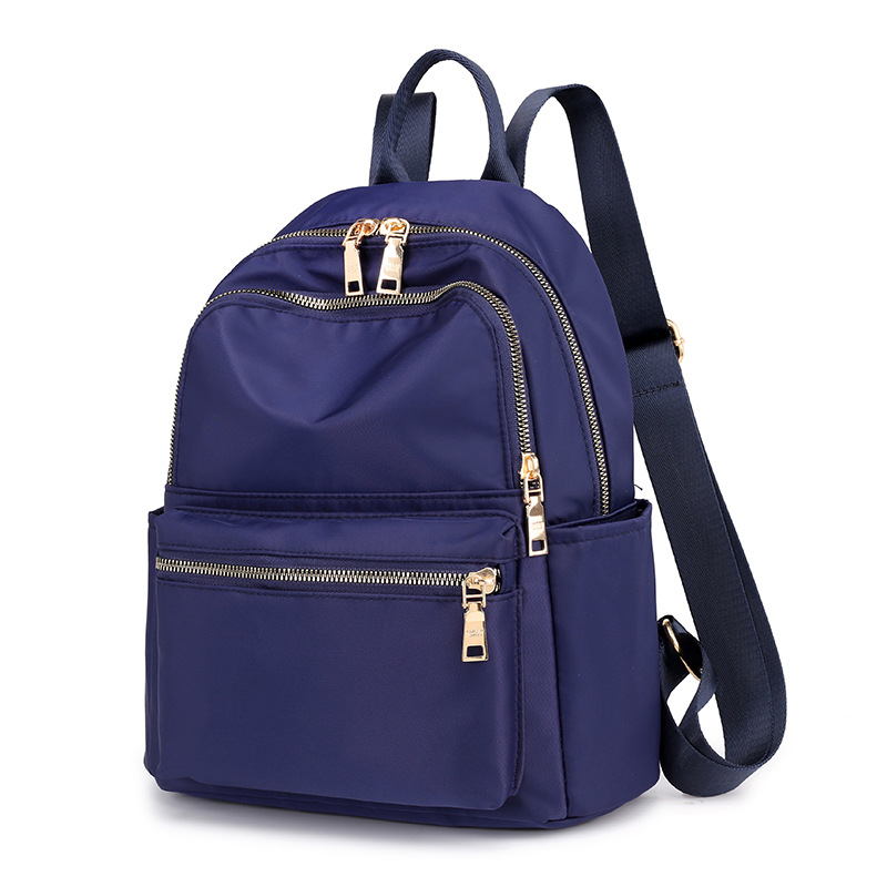 Mochila de moda de las mujeres de estilo coreano casual bolso de las mujeres estudiante bolsa de ordenador bolsa de tela de Oxford bolsa de momia Mochila pequeña de viaje