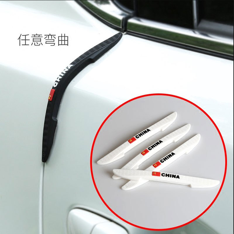 Tira de parachoques de la puerta del coche pegatina de parachoques de la puerta espejo retrovisor tira anti-arañazos tira adhesiva suministros de decoración