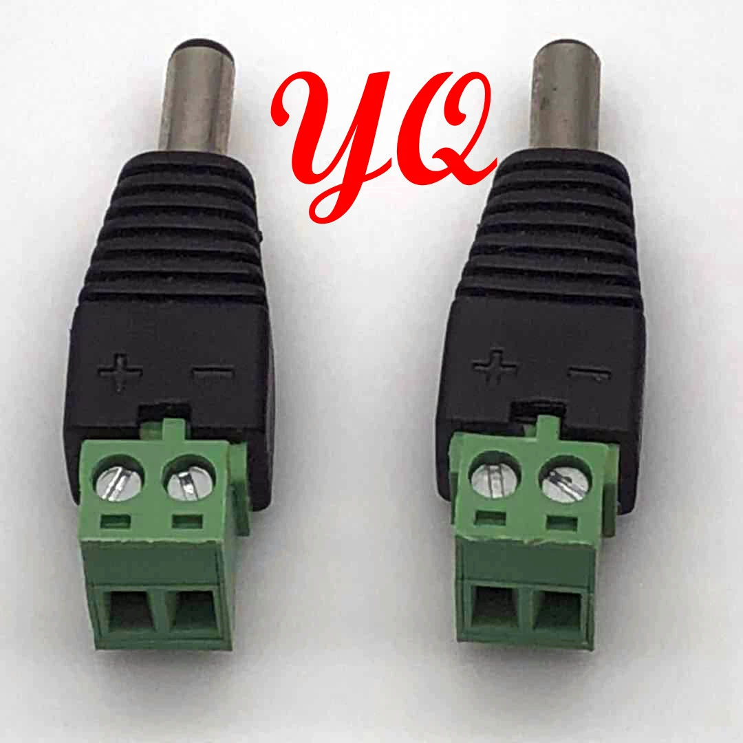 DC5.5 * 2,1 Мужской адаптер Светодиодный источник питания без сварки адаптер 12 В адаптер питания для мониторинга