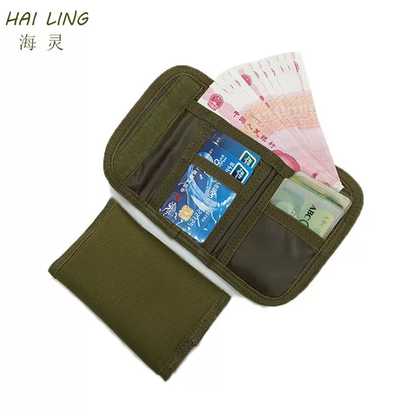 Fashionable Boutique Wallet, Outdoor Tactical Multi-Function Card Bag, Convenient Wallet, Quick-Fold Collection Supplies