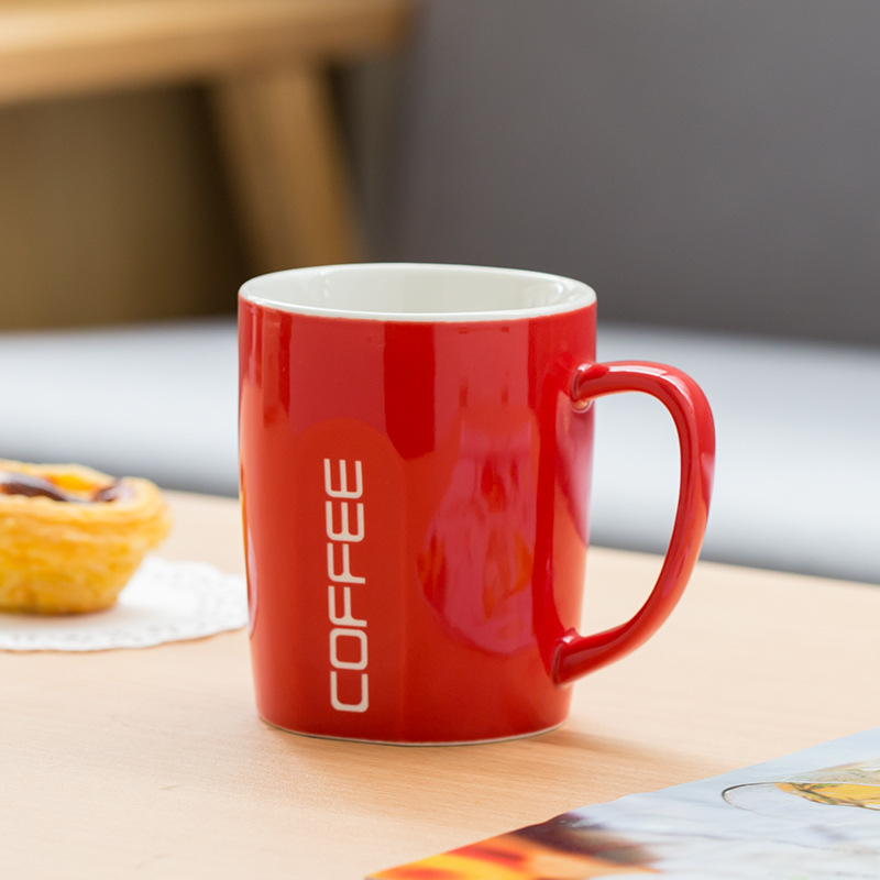 Tazas de cerámica talladas tazas de café tazas de agua tazas de acero inoxidable tazas de oficina cubiertas de bambú LOGO publicidad