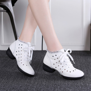 Канхуа танцевальная обувь женщина 8012 кружевные заголовок Cowhide Современная танцевальная туфли танцевальные туфли танцевальные туфли танцевальные туфли