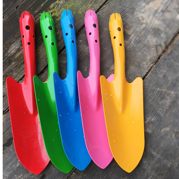 Little iron shovel family balcony vegetables planting flowers thick…