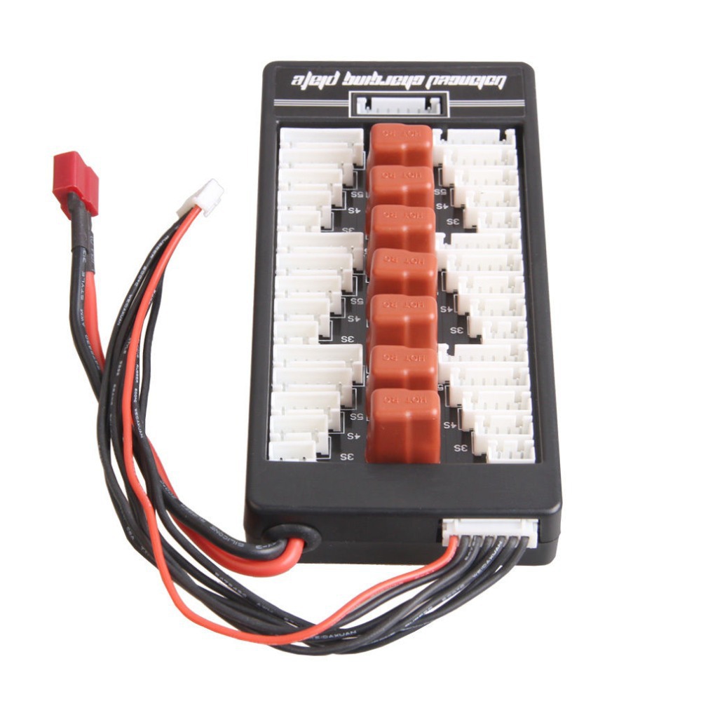 航模1-6S锂电池并充板B6平衡充并充板T插并联充电板B6兼容