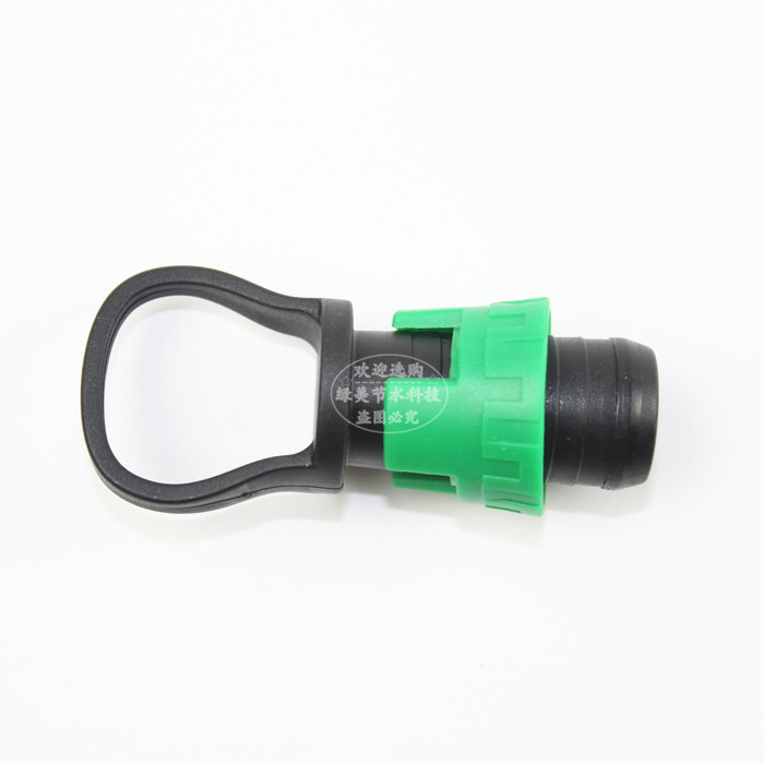 Φ 16mm de riego por goteo de la cabeza de cierre de tracción de la cola de bloqueo inserto parche tipo laberinto de riego por goteo de la cola de bloqueo de anillo de tracción image 4