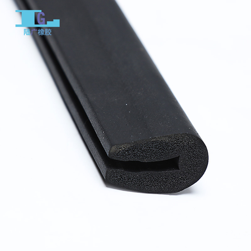 厂家直销橡胶U型发泡密封条 三元乙丙U型条 机械设备用密封条