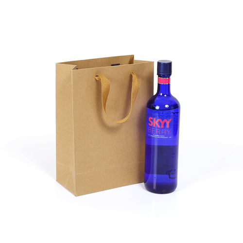 Horizontal Kraft Paper Bag Clothing Handbag Tea Food Chili Sauce Packaging Paper Bag Honey Gift Bag Zuo Fan 
