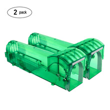 塑料大号高灵敏老鼠盒 诱饵捕鼠盒 humane mouse trap 捕鼠器